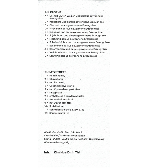 Feine asiatische Küche