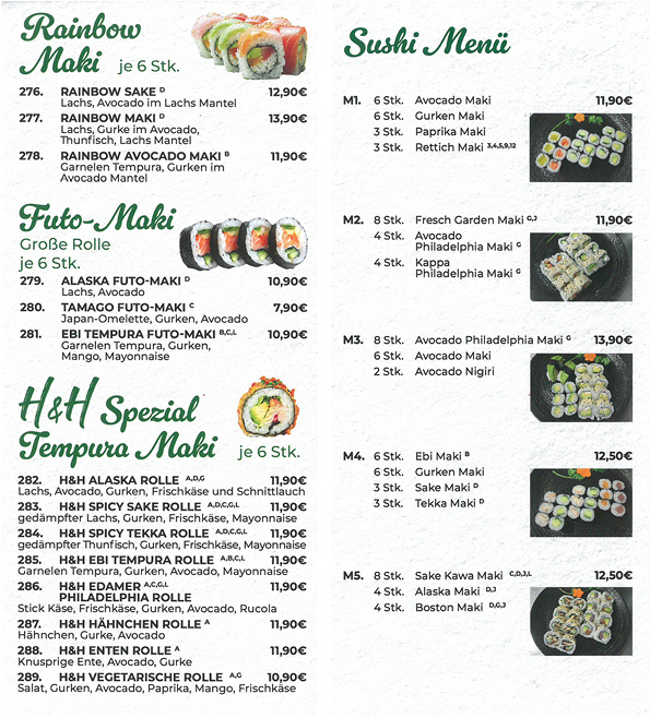 Feine asiatische Küche